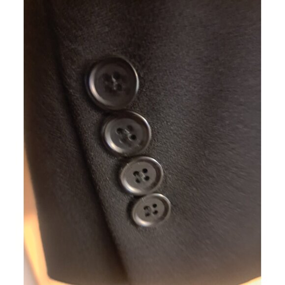 Jean Paul Germain Mens Wool Blazer Size 42R Black Classic Single Breasted Jacket - Picture 5 of 8
